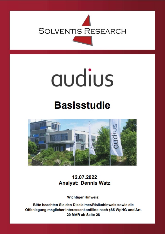 Solventis Research Basisstudie audius SE-Stand 12.07.2022 Solventis Research Basisstudie audius SE-Stand 12.07.2022