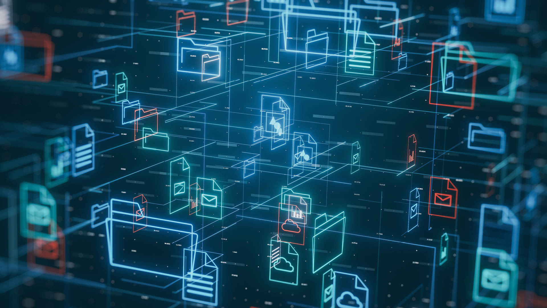 Übersicht digitaler Exportformate und strukturierter Dateiverwaltung in der Cloud Visualisierung verschiedener digitaler Exportformate und Dateitypen in einer vernetzten Datenumgebung