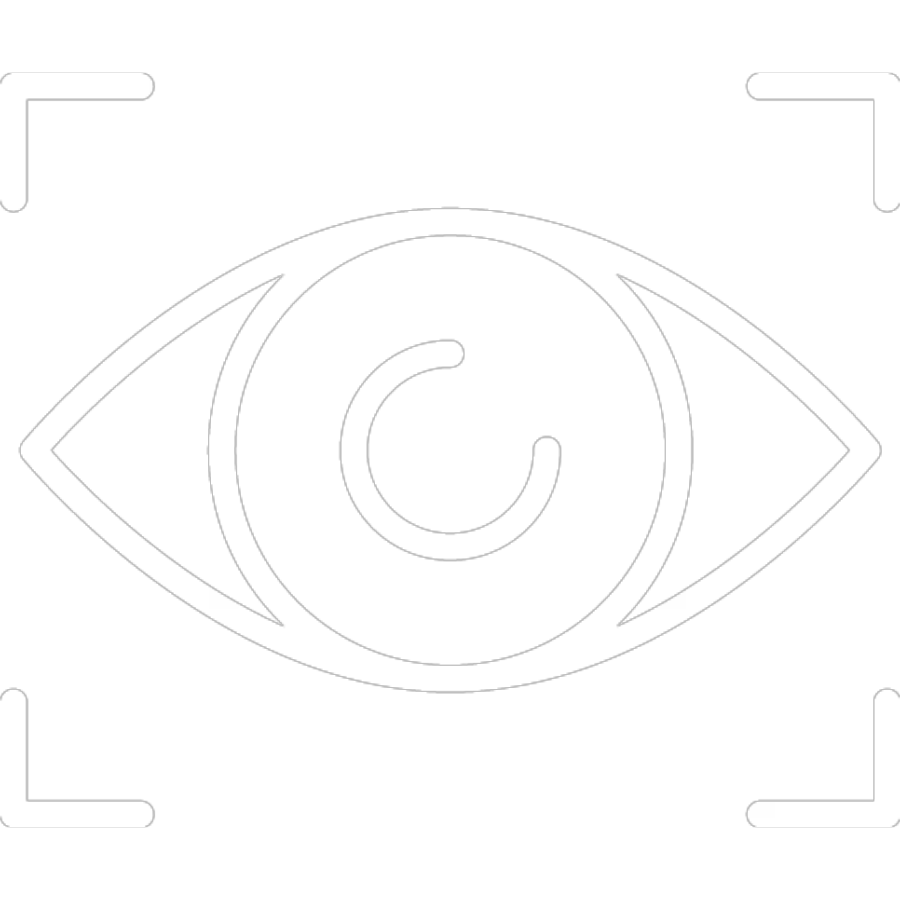 Symbolisches Auge als Icon für Transparenz und bessere Übersicht.