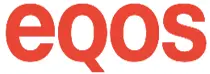 EQOS Unternehmenslogo: Moderner, kleingeschriebener Schriftzug „eqos“ in kräftigem Orange auf weißem Hintergrund.