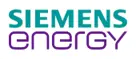 Siemens Energy Firmenlogo in Türkis und Violett auf weißem Hintergrund