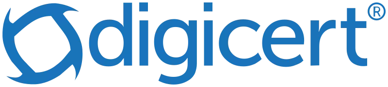 Logo des Web-Sicherheits- und Zertifikatspartners DigiCert.