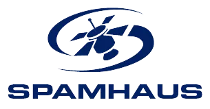 Offizielles Logo unseres Partners The Spamhaus Project für effektive Anti-Spam- und Bedrohungsabwehr.