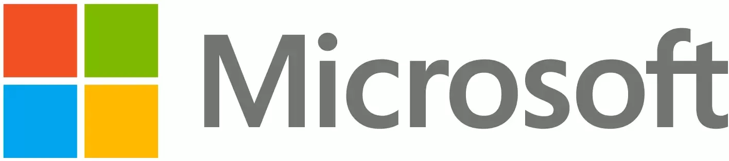 Microsoft Logo für Software, Cloud Computing und Business Lösungen.