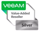 Veeam Logo für Backup, Cloud Data Management und Datensicherung Lösungen.