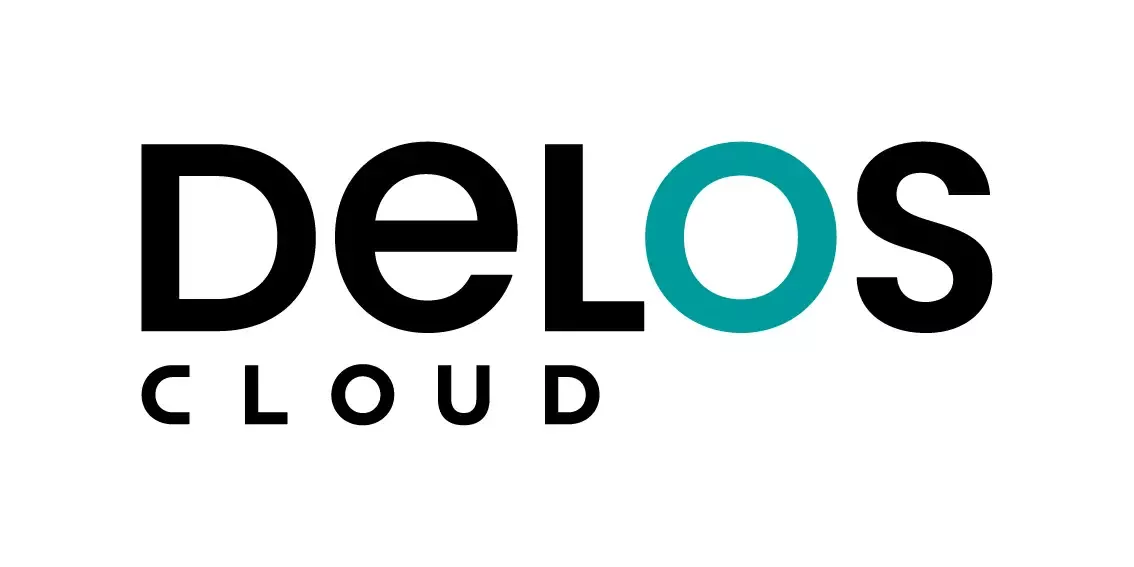 Delos Cloud Logo – deutscher souveräner Cloud-Anbieter für sichere Microsoft-365- und Public-Cloud-Services.