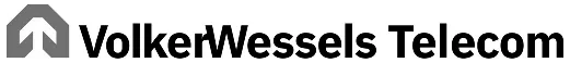 VolkerWessels Telecom Schriftzug auf weißem Hintergrund