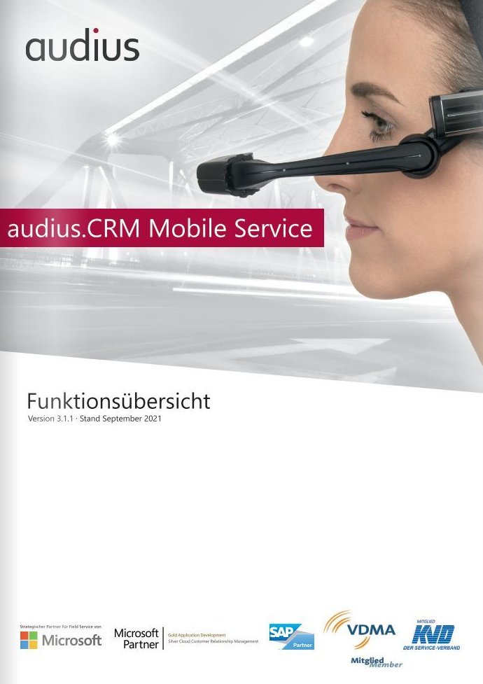 audius | Funktionsübersicht CRM Mobile Service