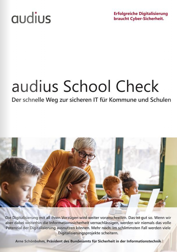 audius | Onepager audius School Check 