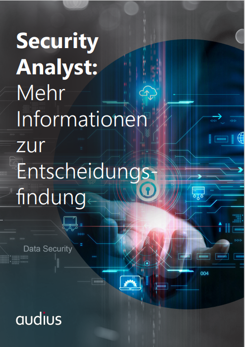 Security Analyst Mehr Informationen zur Entscheidung findung | audius